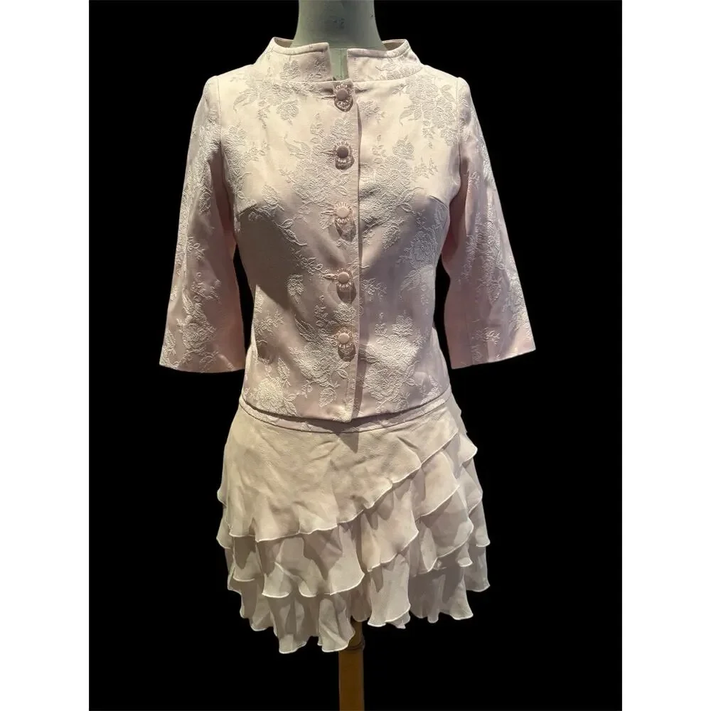 Vintage Arden B Unworn Pristine Cotton And Silk Suit Made In USA Size M - Picture 2 of 9
